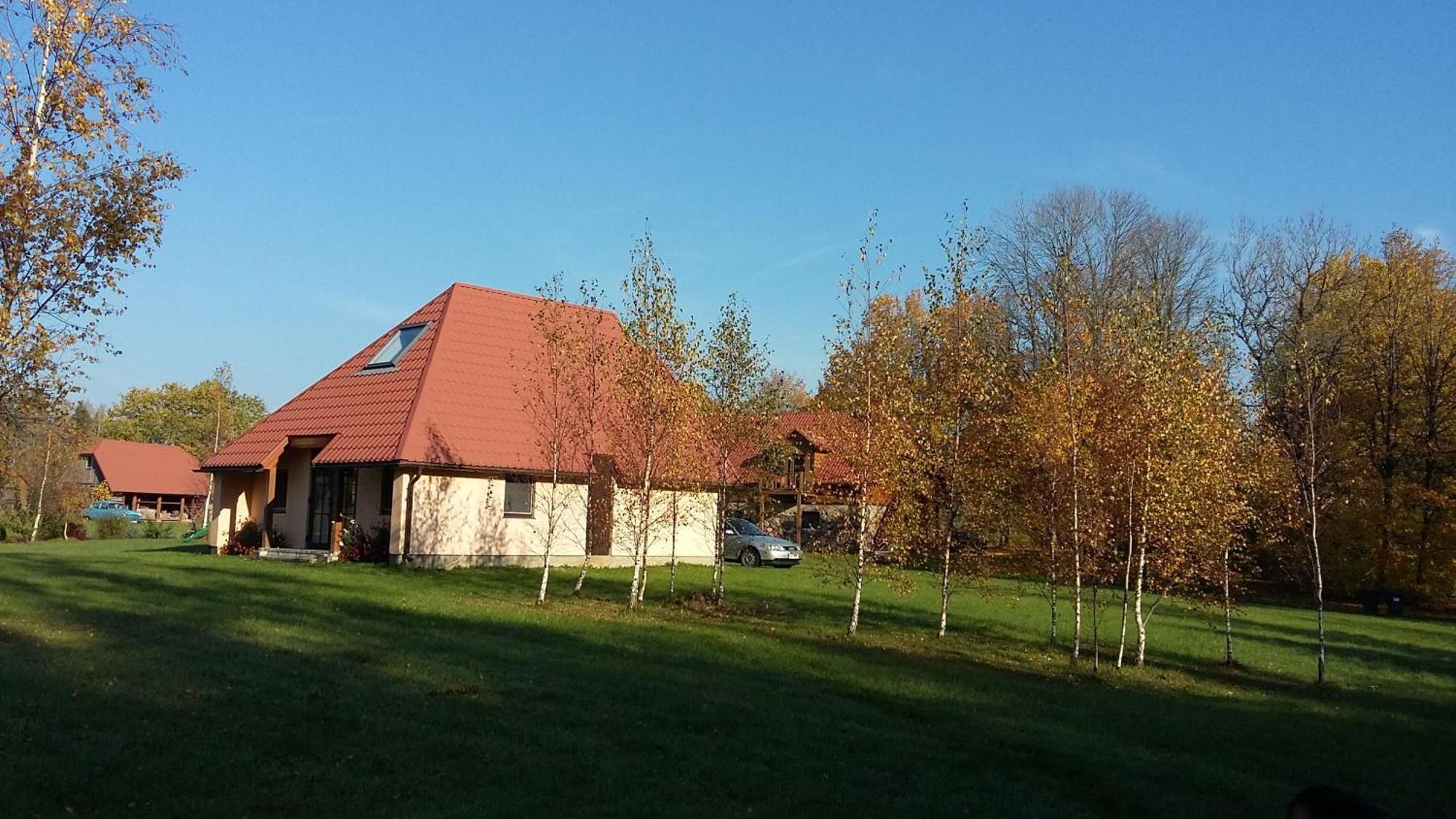 Ferienhaus Fuchsbau In Waldnaehe Villa Kuldīga Exterior foto