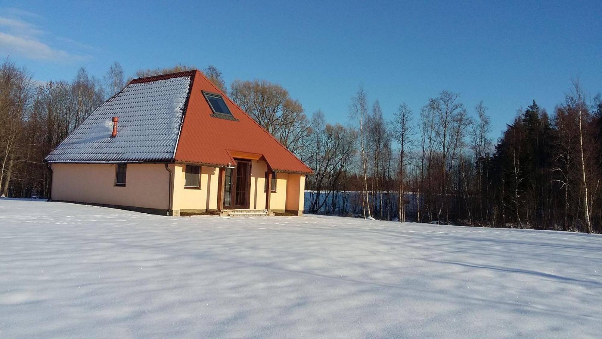 Ferienhaus Fuchsbau In Waldnaehe Villa Kuldīga Exterior foto