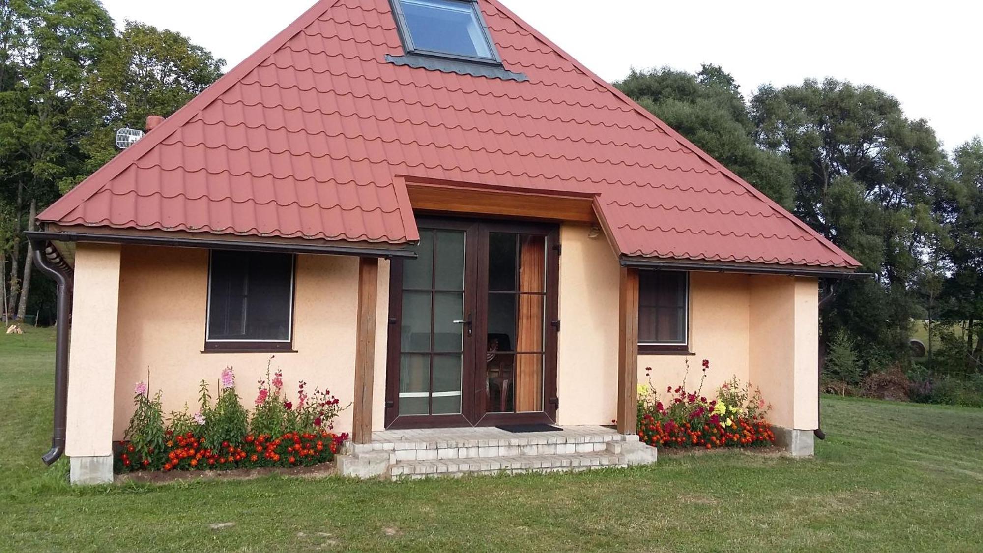 Ferienhaus Fuchsbau In Waldnaehe Villa Kuldīga Exterior foto